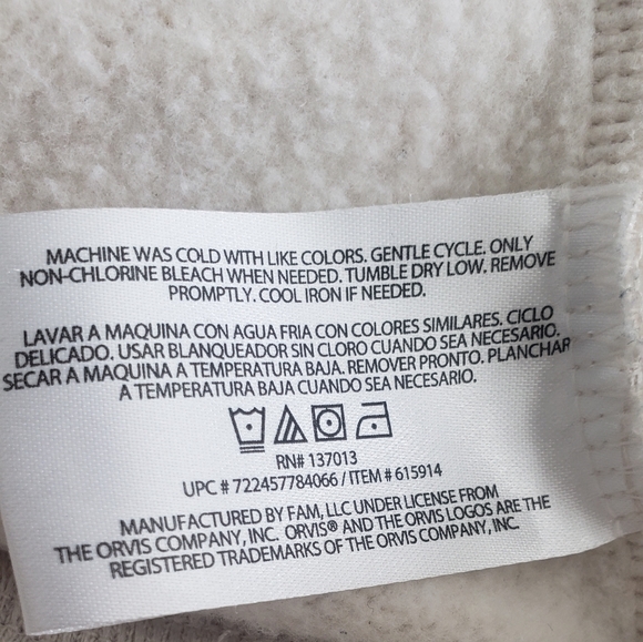 Like New Mens Orvis Sweatshirt XXL - Picture 8 of 8